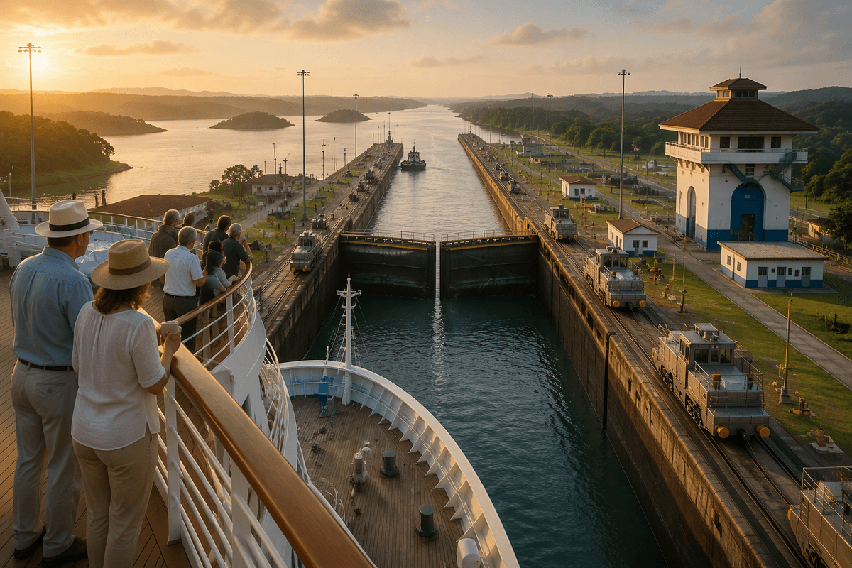 Panama Canal Transit on Silversea