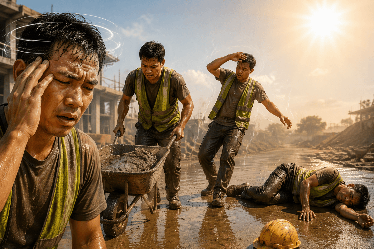 Heat stroke warning signs that need urgent action