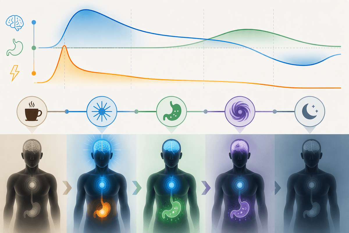 Skipped meals and caffeine create confusing signals